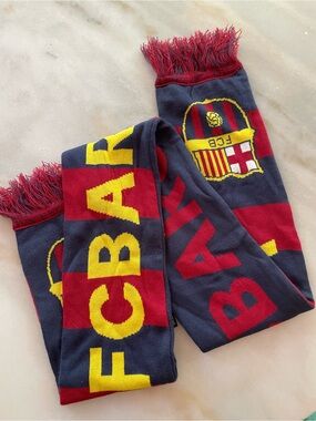 Official Licensed FC Barcelona Scarf - Icon Sports Football Fan Scarf
